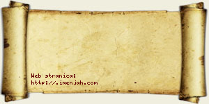 Jana Mihajlović vizit kartica